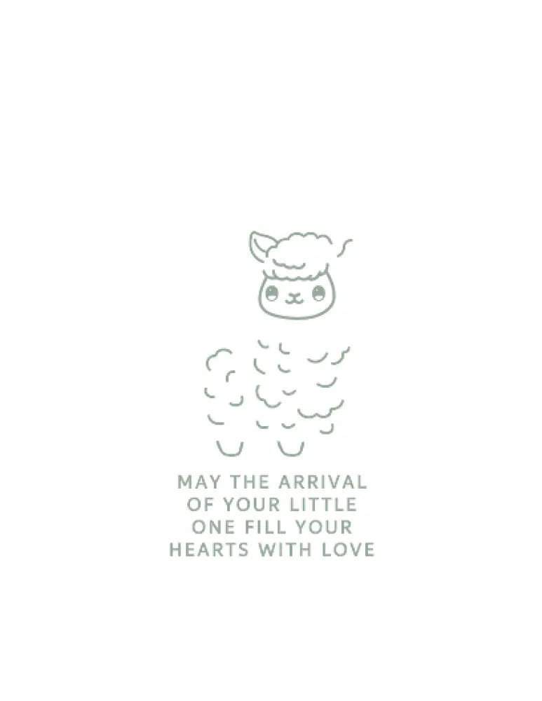 Llama Congratulations Card