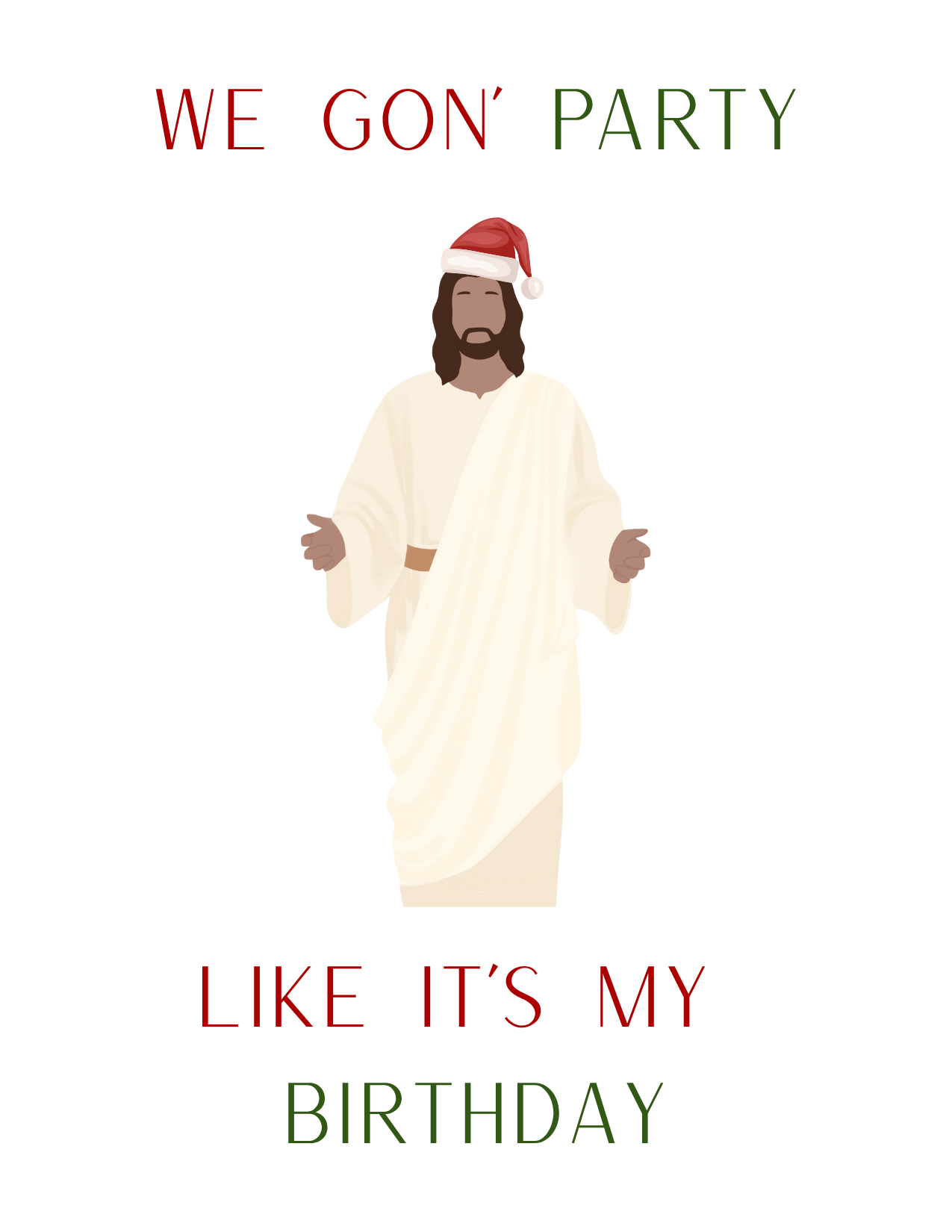 Big J Birthday - Greeting Card